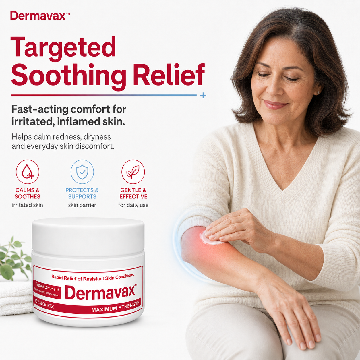 Skin Soothing Cream Moisturizing First Aid